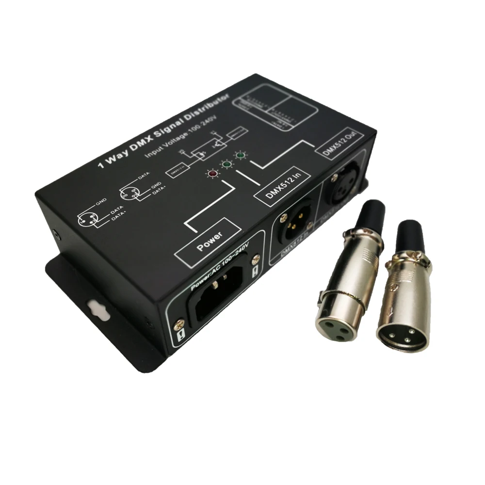 Новый DMX121 DMX усилитель концентратора сигнала Мощность ретранслятор