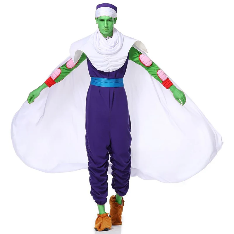 Zhomecos Amine Dragon Ball Piccolo косплей костюм, полный набор костюмов для мужчин Необычные вечерние костюмы для косплея