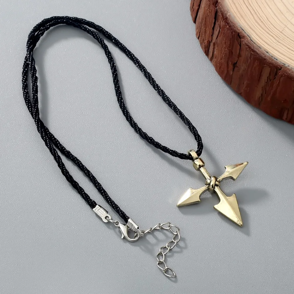 Kinitial ожерелье большого воина копья викинга Варвара винтажное с узлом | Украшения