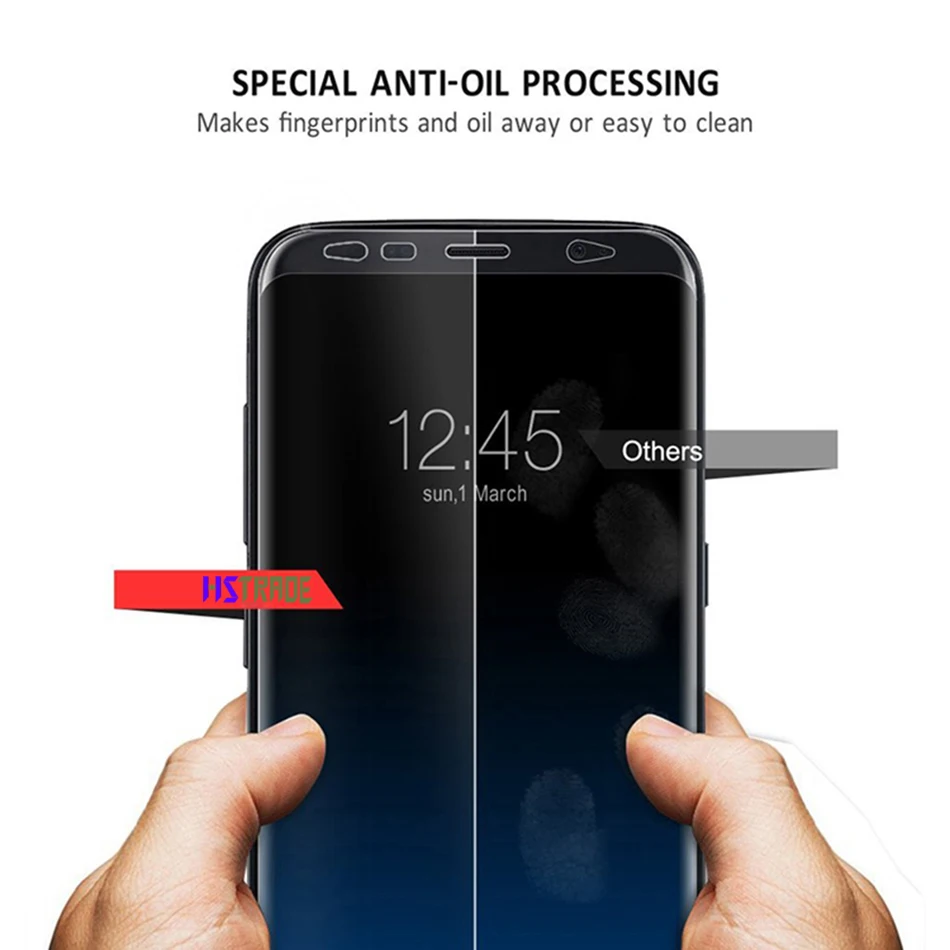 Изогнутая мягкая защитная пленка для samsung Galaxy S8 Plus Note 8 Экран Защитная S7 S6 край S9
