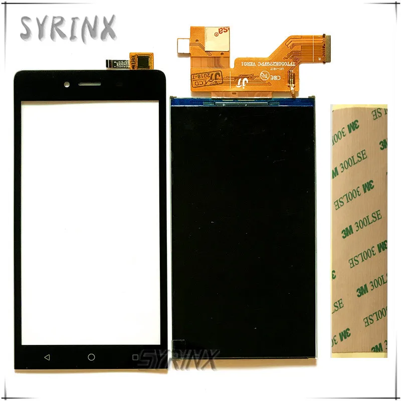 Syrinx с лентой 3M сенсорный ЖК-дисплей для Micromax Bolt Q354 мобильный телефон ЖК-экран