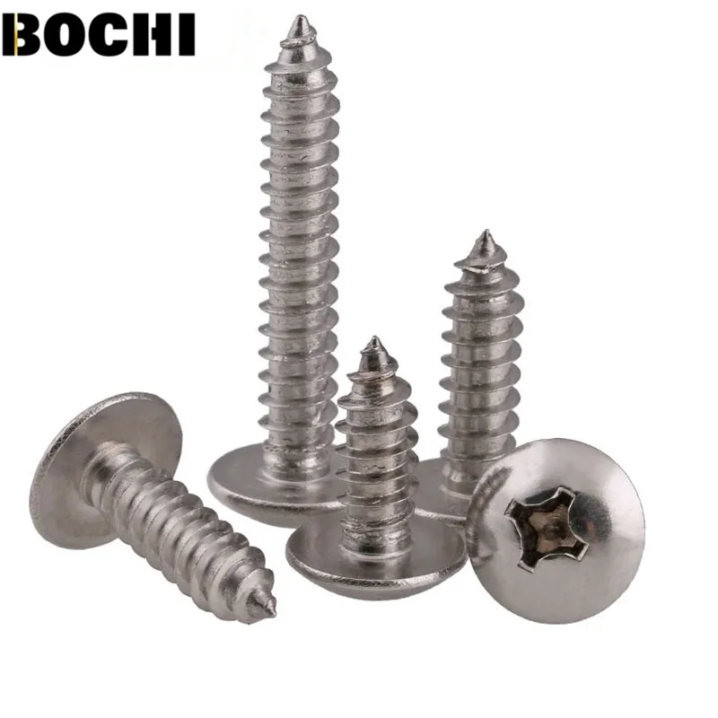 50 шт. саморезы M3 M4 M5 из нержавеющей стали 201 дюйма|screw bolt|self-tapping screwsself tapping screw |
