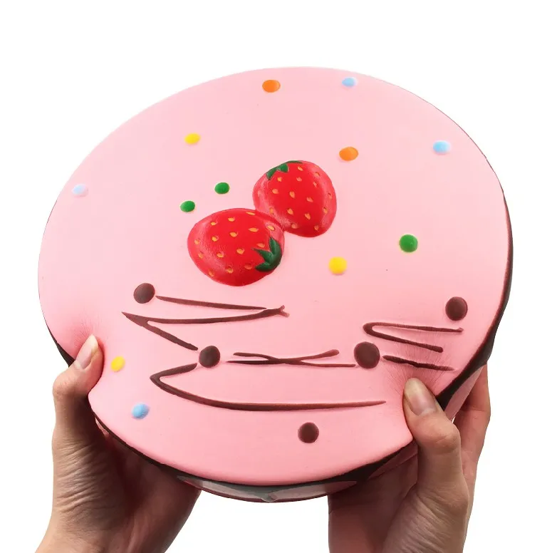 mousse cake Кавайный мягкий большой размеры гигантский Squishi пиццы мороженое печенье вафельный торт животного еда снятие стресса мяч игрушка в подарок - Цвет: mousse cake