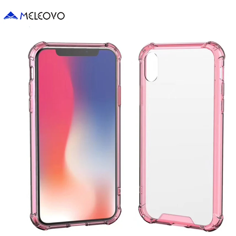 MELEOVO модный бренд Красочные Гибридный противоударный акрил ТПУ чехол для iPhone Xs Max
