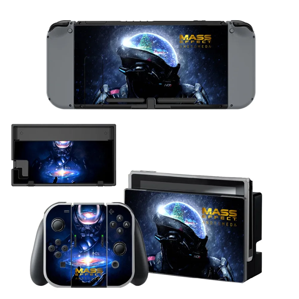 Наклейка на консоль Nintendo Switch NS с эффектом массы защитная виниловая наклейка