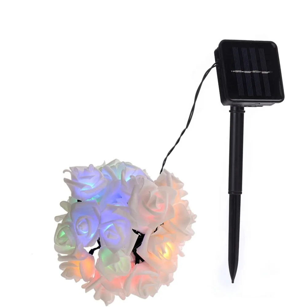 30LED Battery operated LED Rose Flower Christmas holiday String Lights for Valentine Wedding Decoration | Освещение