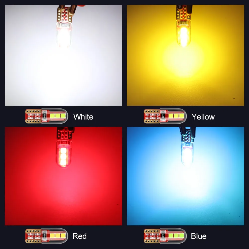 2 шт. T10 Led 3535 супер белый 194 168 W5w T10 Светодиодная парковочная лампа авто лампа клинообразный габаритный светильник DC 12v лампада светильник