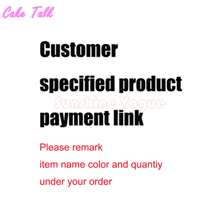 

Customized order payment Checkout Link for shipping