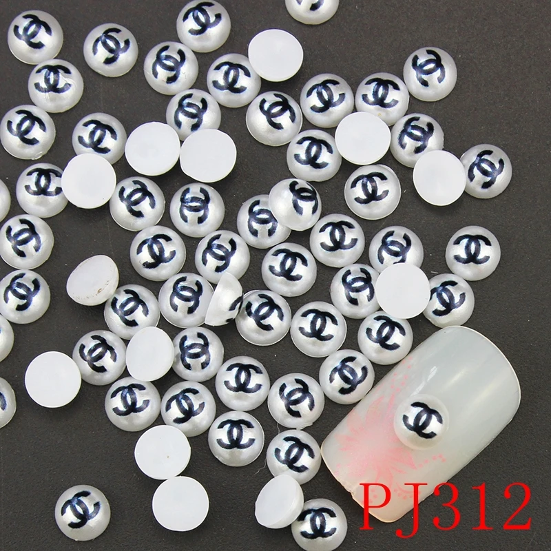 20 шт./лот полукруглый груша Маникюр Интимные аксессуары для Гвозди цветы