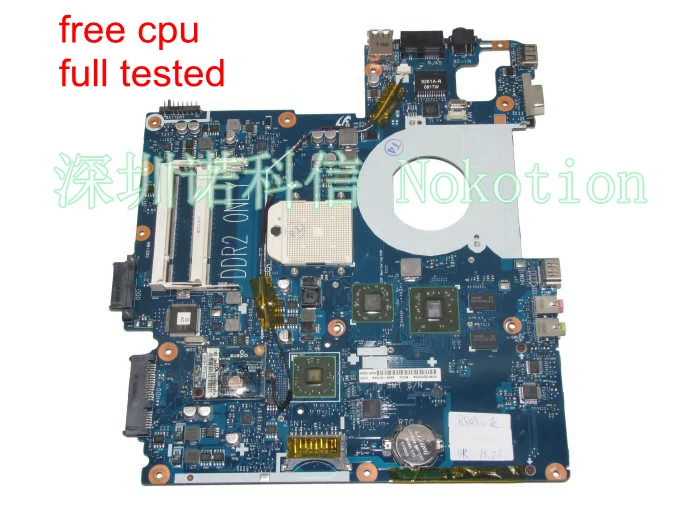 

NOKOTION материнская плата для ноутбука Samsung, материнская плата для Samsung, R503, R505, DDR2, HD3470, для Samsung, R503, R505, R505, DDR2, HD3470, с бесплатным процессором, для н...