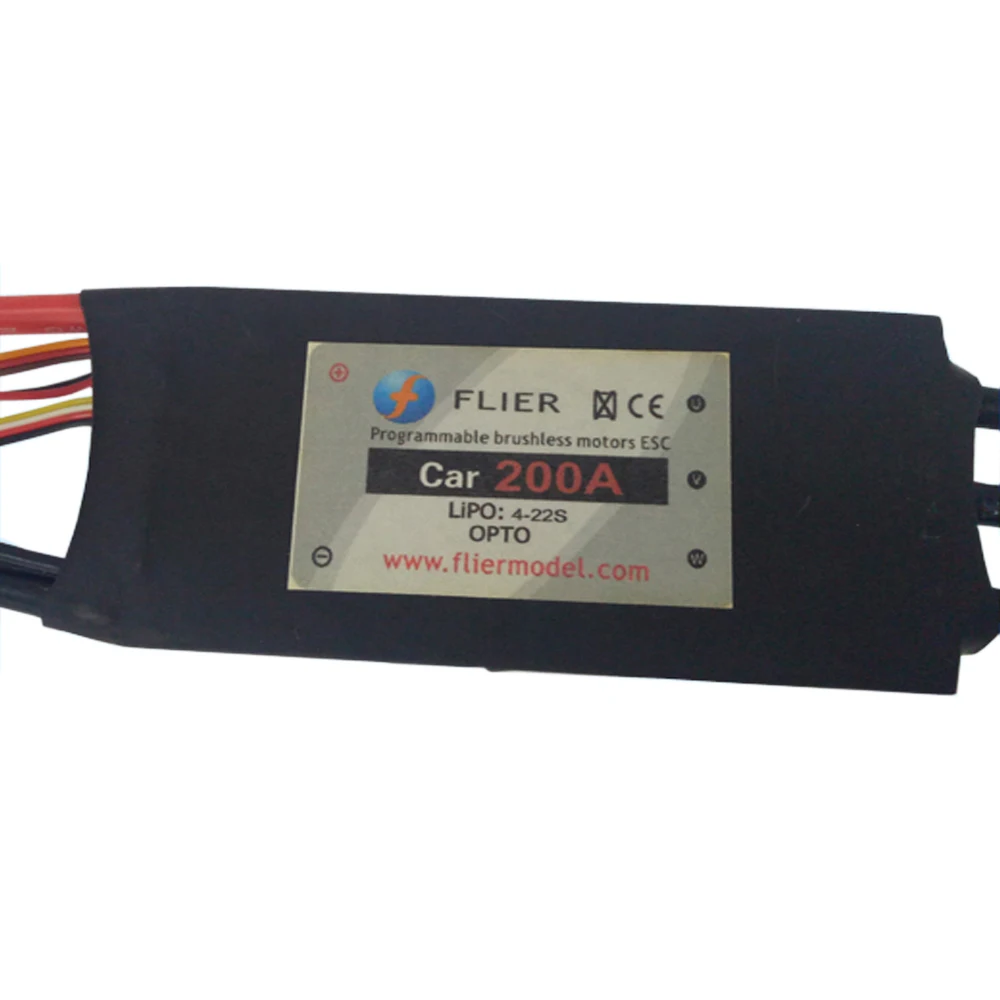 Электрический контроллер скорости Flier 22S 200A бесщеточный esc для радиоуправляемого