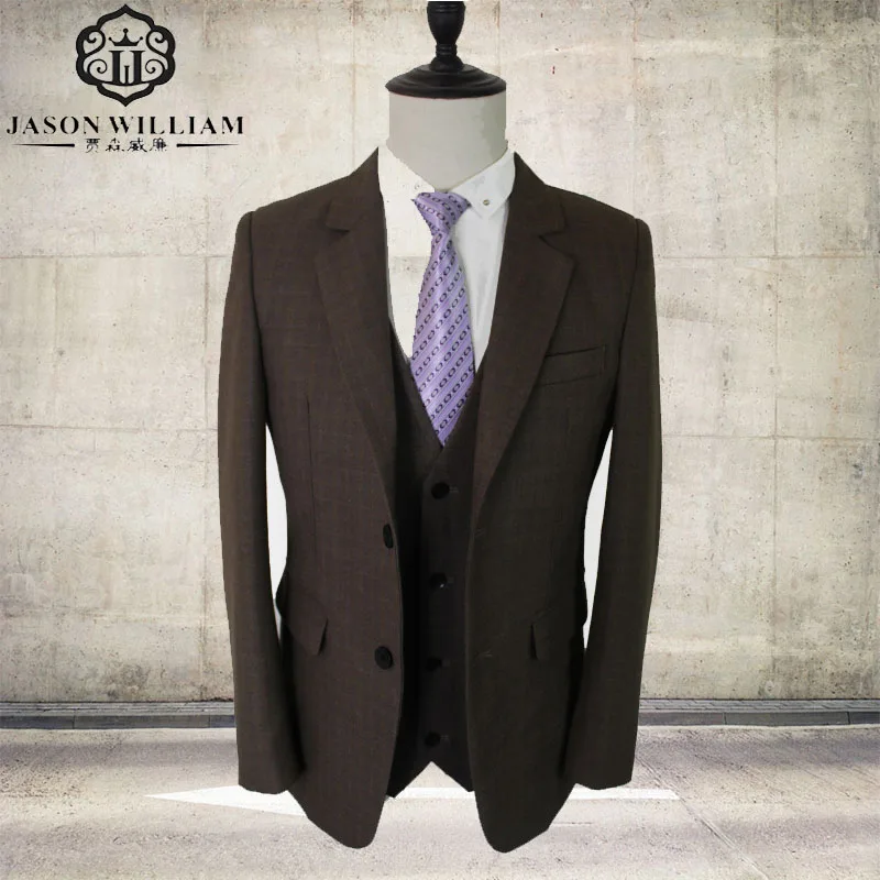 Ln035 2017 мужского покроя slim fit Костюмы для Для мужчин Ретро мужской костюм Бизнес
