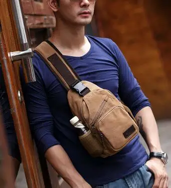 Новинка 2018 Мужская нагрудная сумка мессенджер на молнии через плечо|mens chest bag|chest