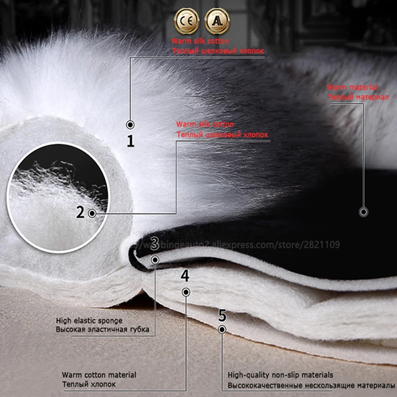 Wenbinge плюшевый чехол на автомобильное сиденье для RX470 RX570 ВАЗ автомобильный поло