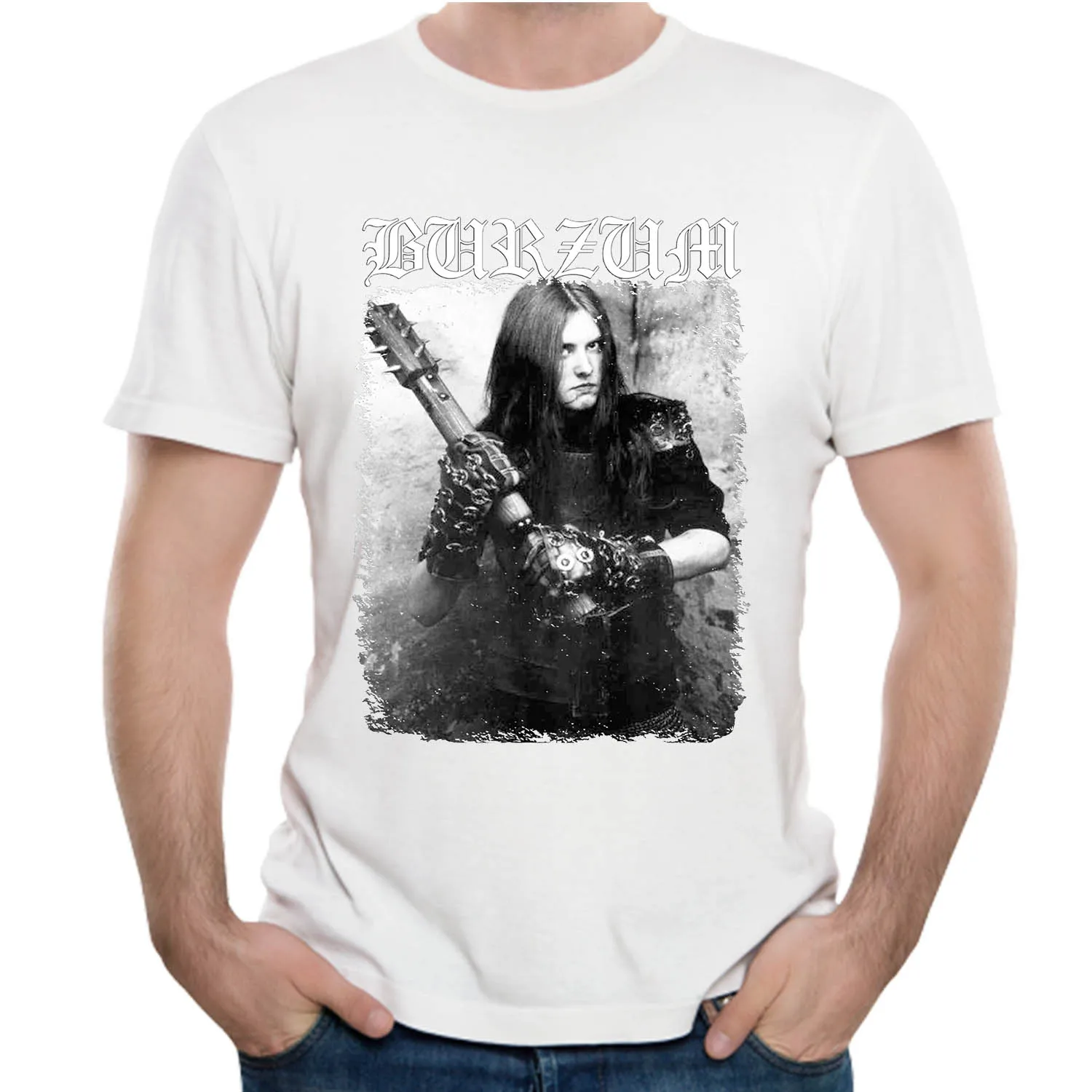 Футболки в стиле хип хоп Burzum Filosofem футболка с короткими рукавами модный дизайн