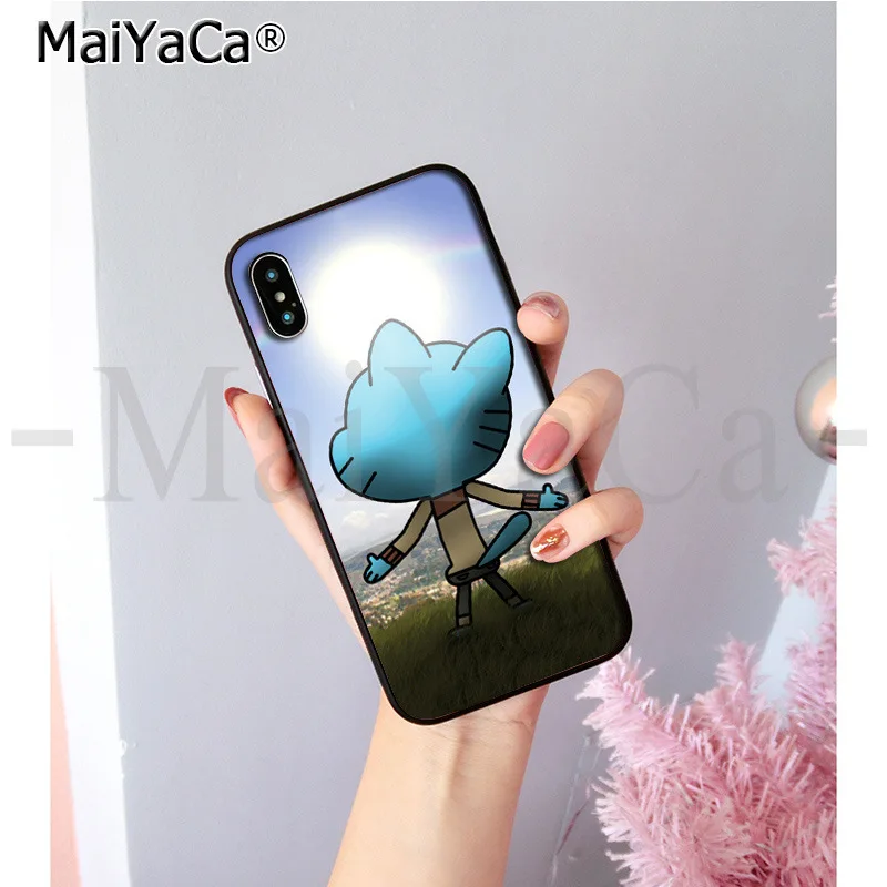 MaiYaCa The Amazing World Gumball New Arrived High Quality Phone Case for iPhone 8 7 6 6S Plus X XS MAX 5 5S SE XR Gumball image 6
