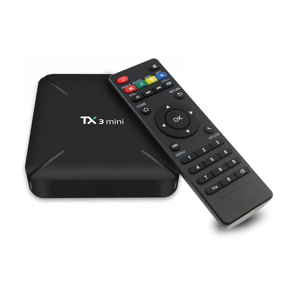 Gotit TX3 мини 2 ГБ 16 Android 7 1 ТВ приставка Amlogic S905W четырехъядерный Suppot H.265 WiFi IP только