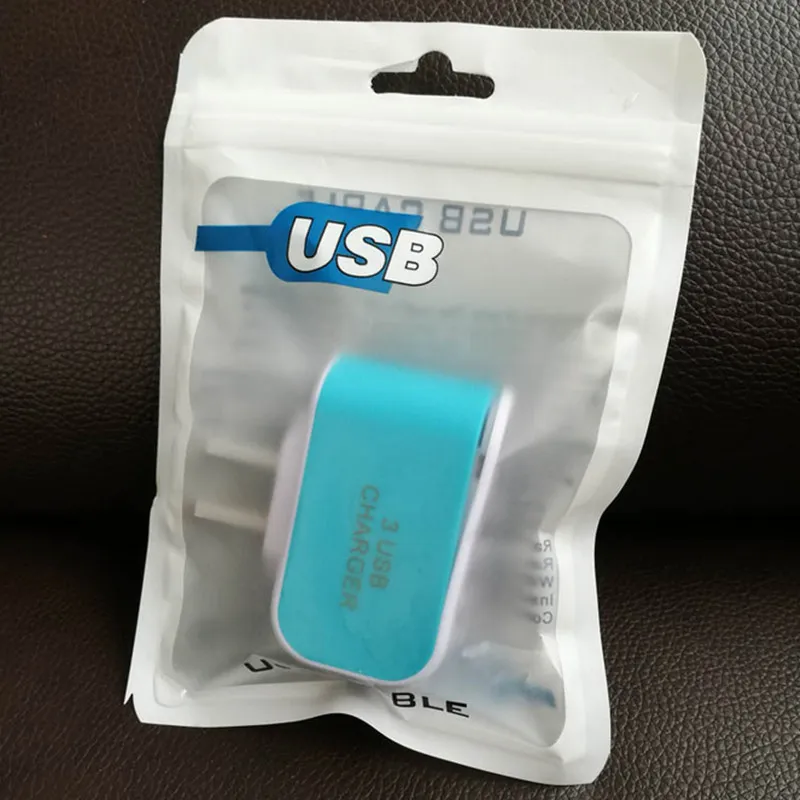 10 шт 5В 1А Смарт путешествия 3 USB зарядное устройство адаптер настенный