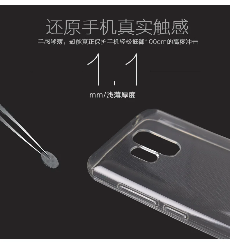 Transparent Clear Cover For Homtom S7 Case Ultra thin Soft 5.5inch Silicone TPU Back Phone |