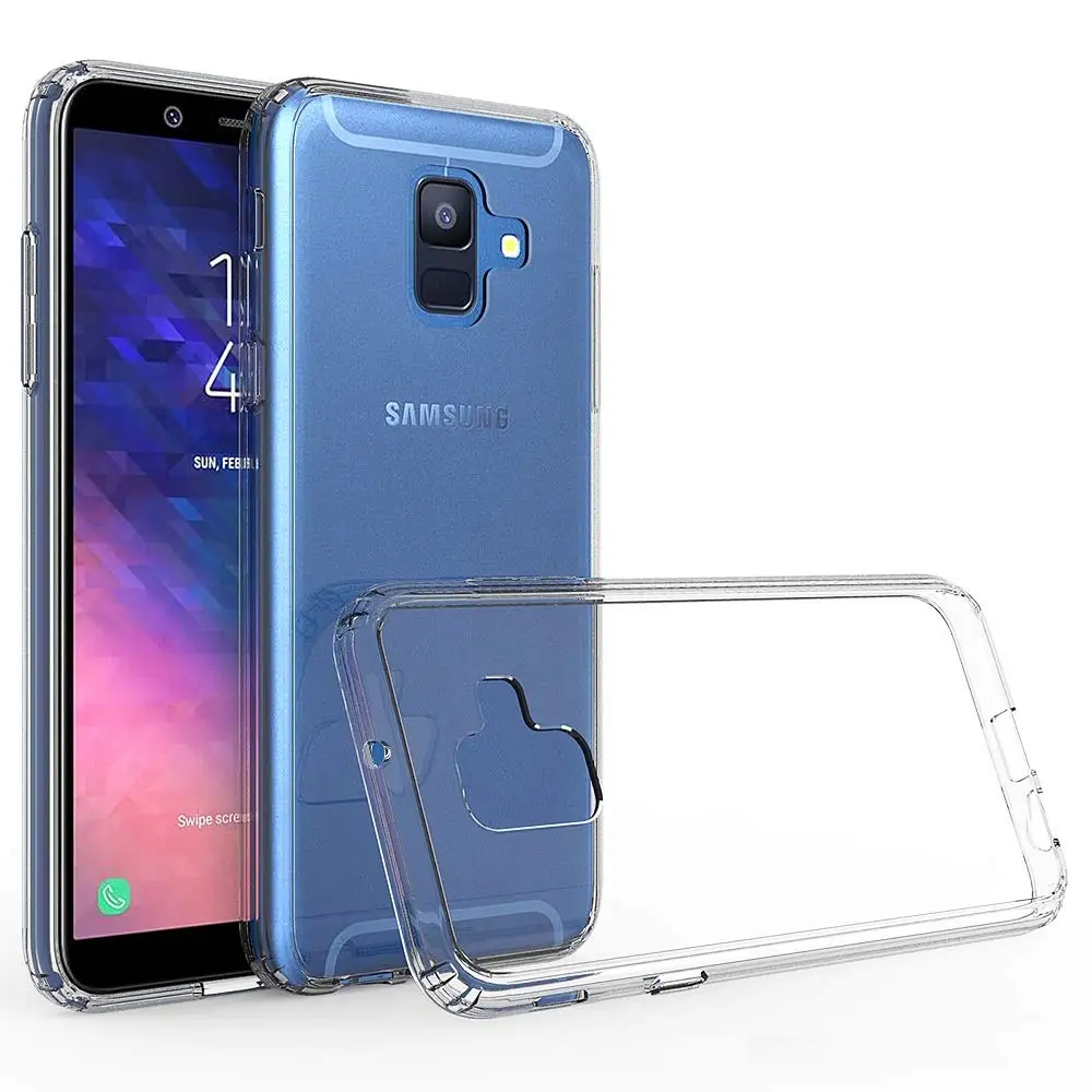Ударопрочный грязестойкий чехол для samsung Galaxy A6 2018 SM-A600FN A600FN прозрачный