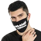 Мода Дьявол зуб половина лица маски Хэллоуин террор маскарадные маски предметы для вечеринок карнавал вечерние украшения карнавал