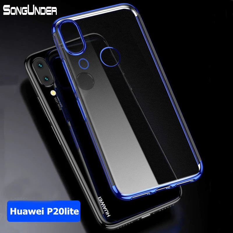 Прозрачный мягкий силиконовый чехол накладка для Huawei P20 Lite Pro Nova 3E|Бамперы| |