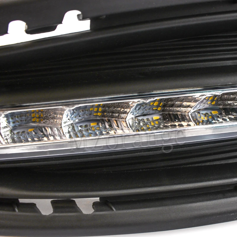 MZORANGE 1 комплект 6LED DRL для Honda HR-V HRV vezel дневные ходовые огни Противотуманные фары крышка 12 В дневного света автомобиля-Стайлинг