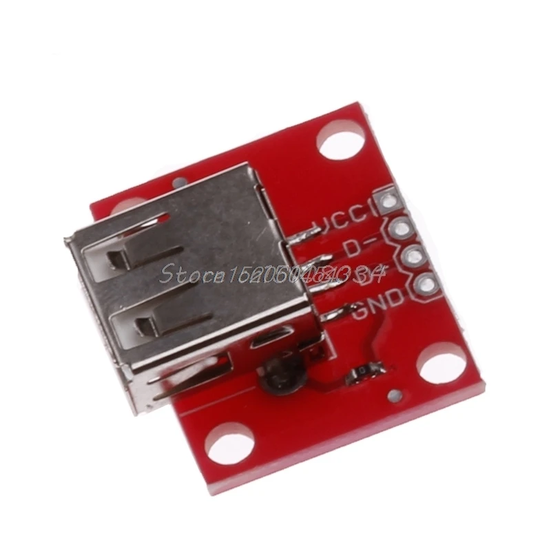 USB женская мощность usb тип A Женская коммутационная плата макетная конвертер R06