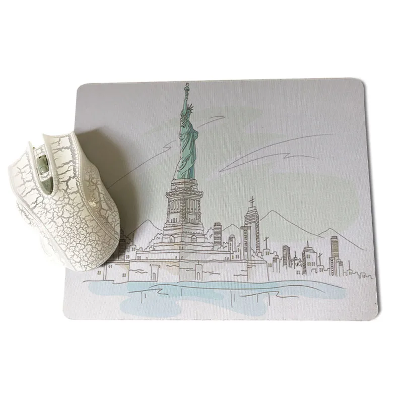 Babaite винтажный классный городской пейзаж фигурка красивый коврик для мышки в
