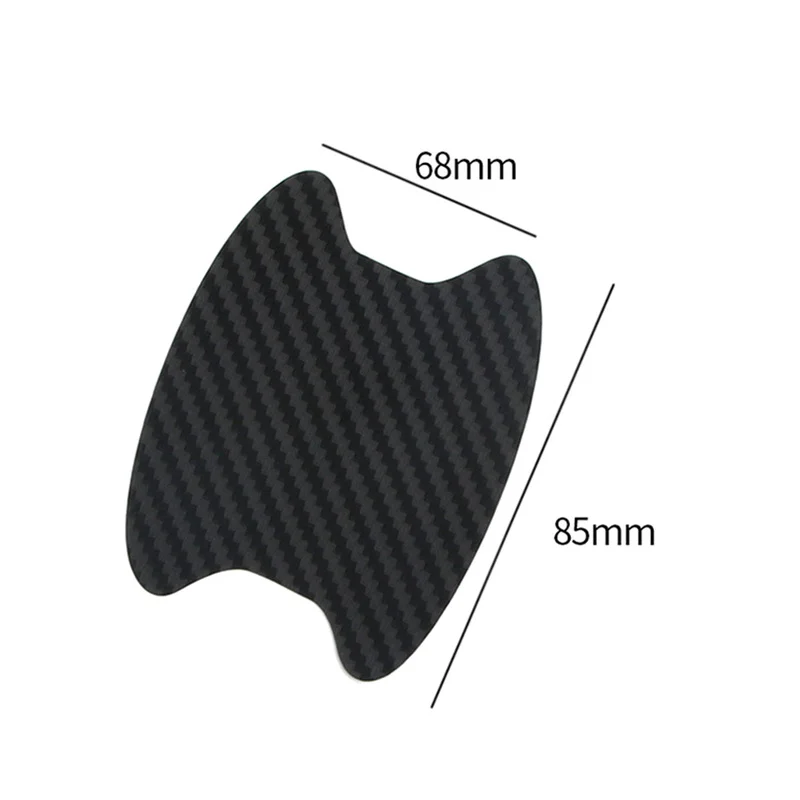 4 шт. наклейки на дверную ручку автомобиля из углеродного волокна|Дискодержатель|