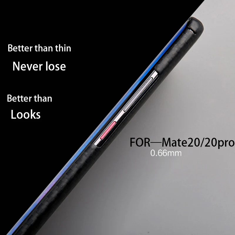 Чехол-Броня из настоящего материала для huawei mate 20 Pro, Тонкий минималистичный прочный Чехол из арамидного волокна для huawei mate 20