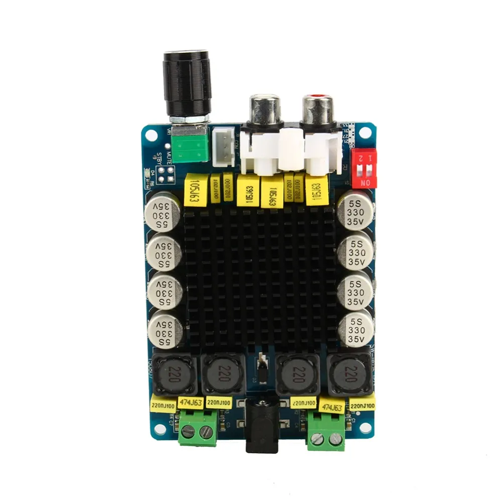 Плата цифрового усилителя TDA7498 Class D 2X100W двухканальный усилитель аудио стерео 80 Вт