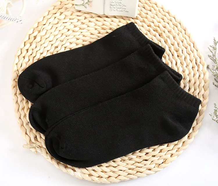 10 pair black 10 пар, Новое поступление, модные женские носки, повседневные Летние Стильные короткие носки, белые носки, сетчатые тонкие дышащие носки - Цвет: 10 pair black