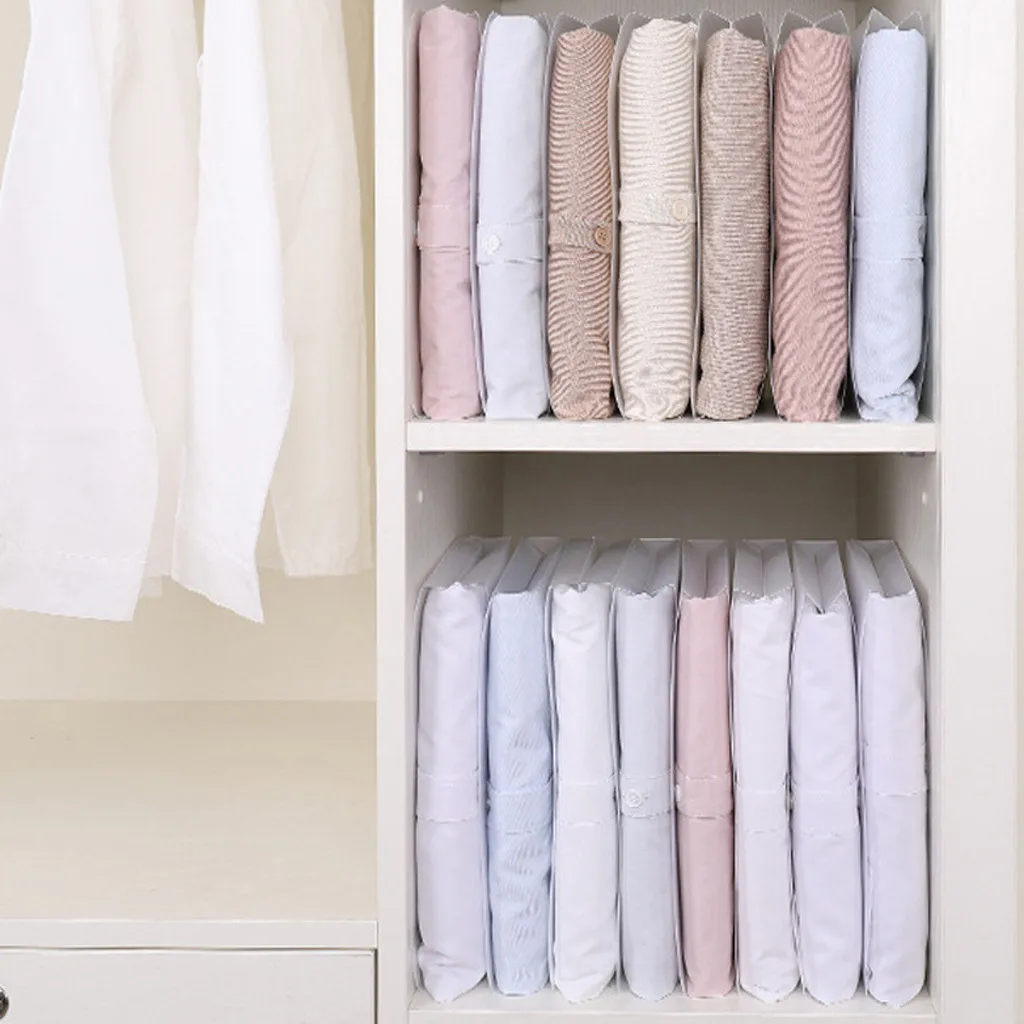 Gadgets For Folding Clothes Convenient Lazy Clothes Stacking Board Organizer Home Storage Organization