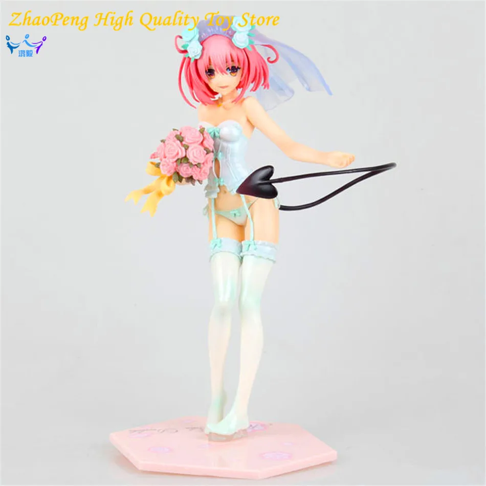 Экшн-фигурки из ПВХ для любителей RU Momo Belia Deviluke in свадебное платье куклы 25 см FB183 |