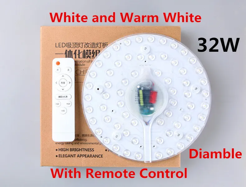 Remote 32W 24 Вт 32 Вт 40 Вт круглый светодиодный панельный светильник поверхностного монтажа светодиодный светильник s вниз потолочный светильник 220 в 230 в 240 В лампада круглый ультра тонкий светодиодный светильник - Испускаемый цвет: Remote 32W
