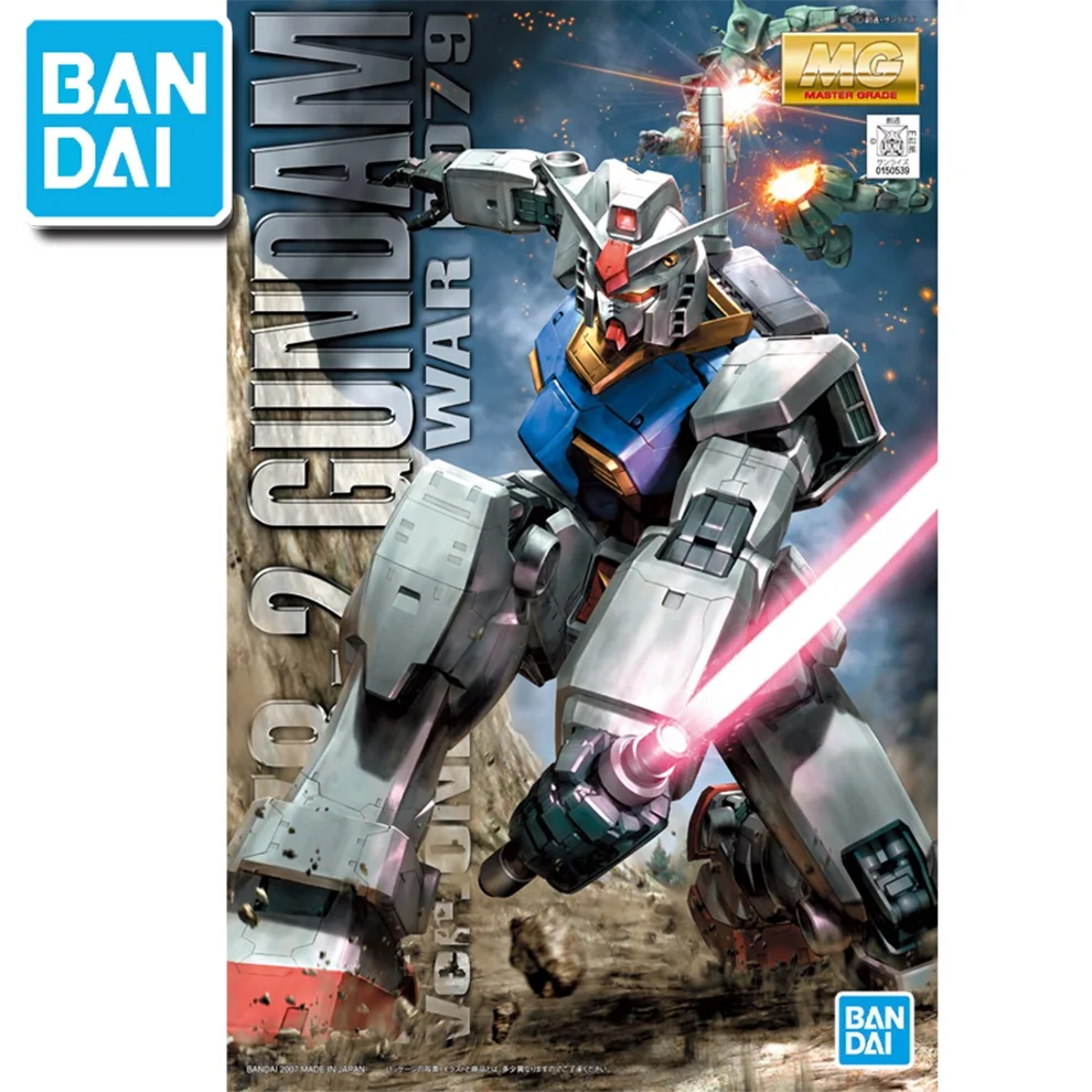 Японская оригинальная Гандам MG 1/100 модель RX-72-2 один год войны 0079 мобильный костюм