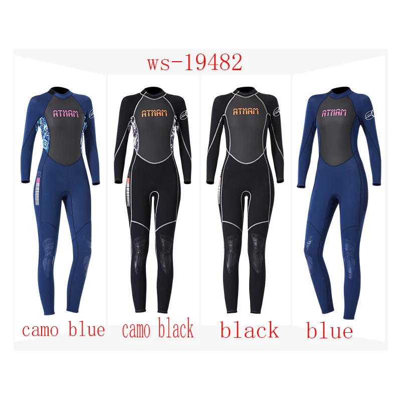 Женский неопреновый гидрокостюм 3 мм из кожи акулы груши рыбалки серфинга