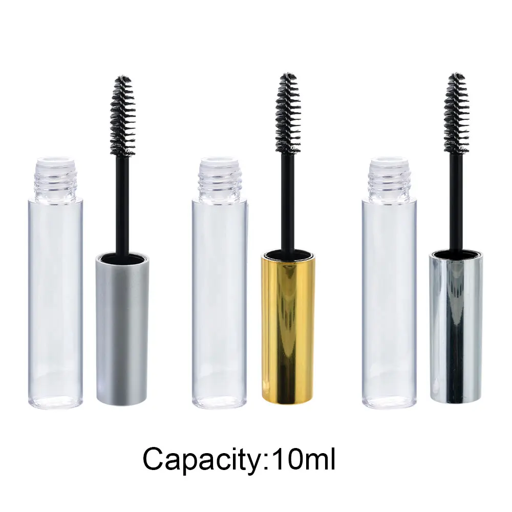 Empty Black Eyelash Tube Mascara Cream Vial Container Travel Storage Bottle Organizer Makeup Tool Accessories 3.5/10ml