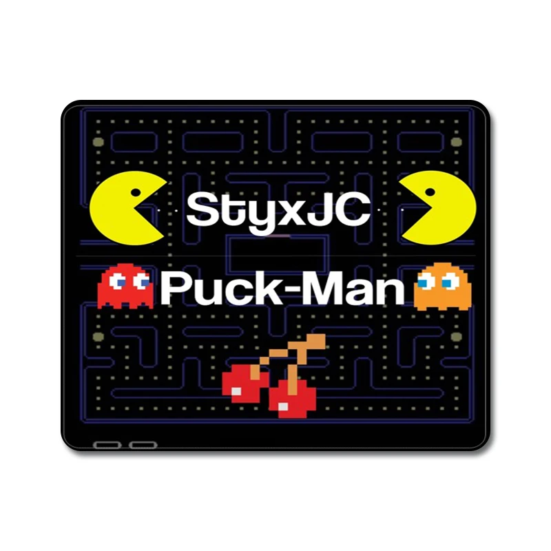 Винтажная Pexel видео игра Pacman натуральный резиновый коврик для мыши Коврик