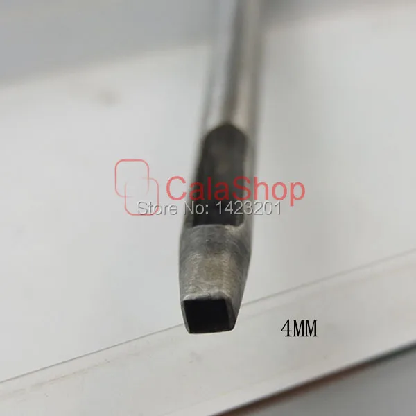 1 упаковка 5 шт. Дырокол с квадратным отверстием стальной дырокол режущий