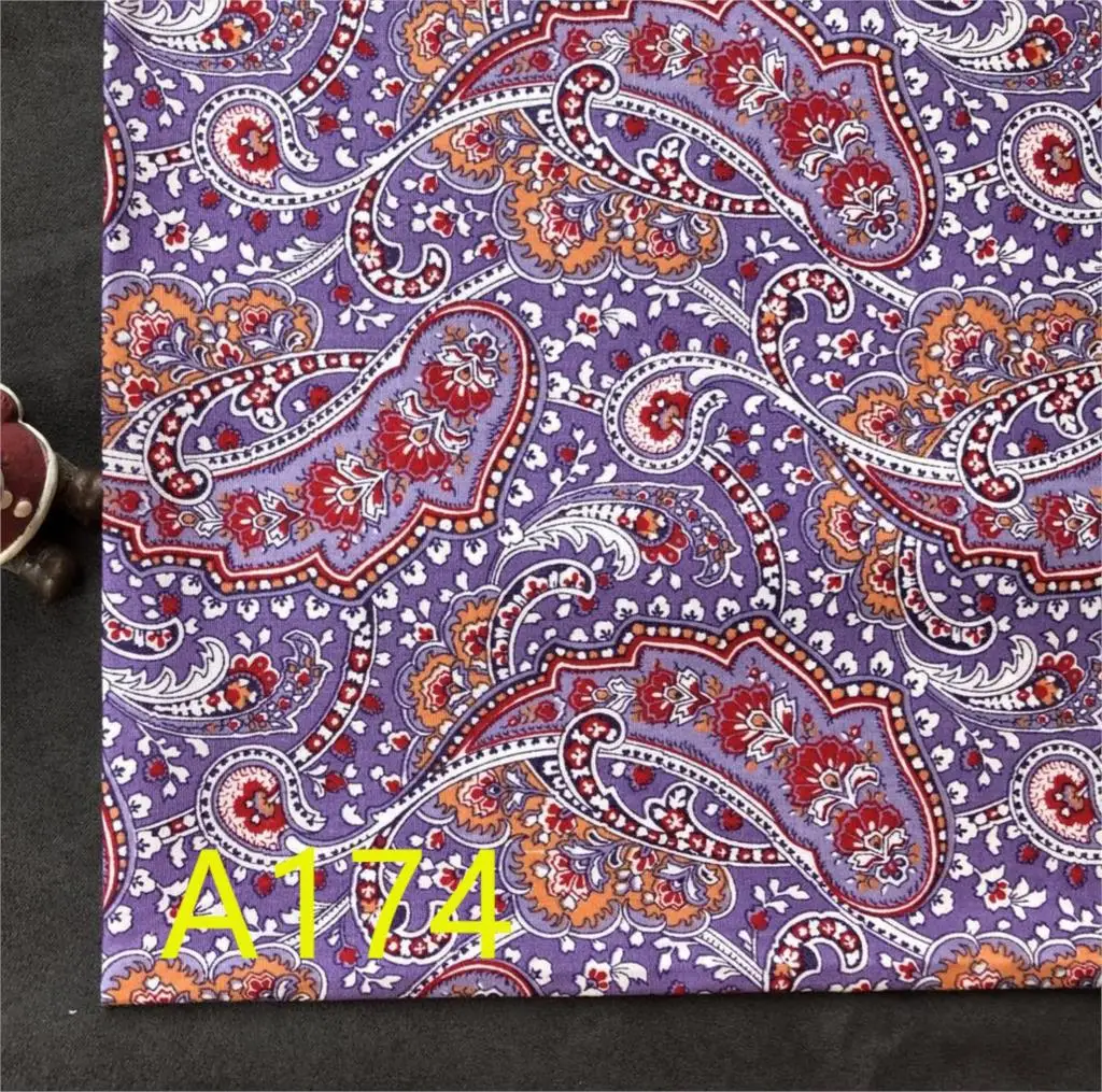 50*145cm Poplin Floral 100% Cotton Fabric Meters For Patchwork Quilting Baby Bedding Cribs Blanket Sewing Material D30 | Дом и сад