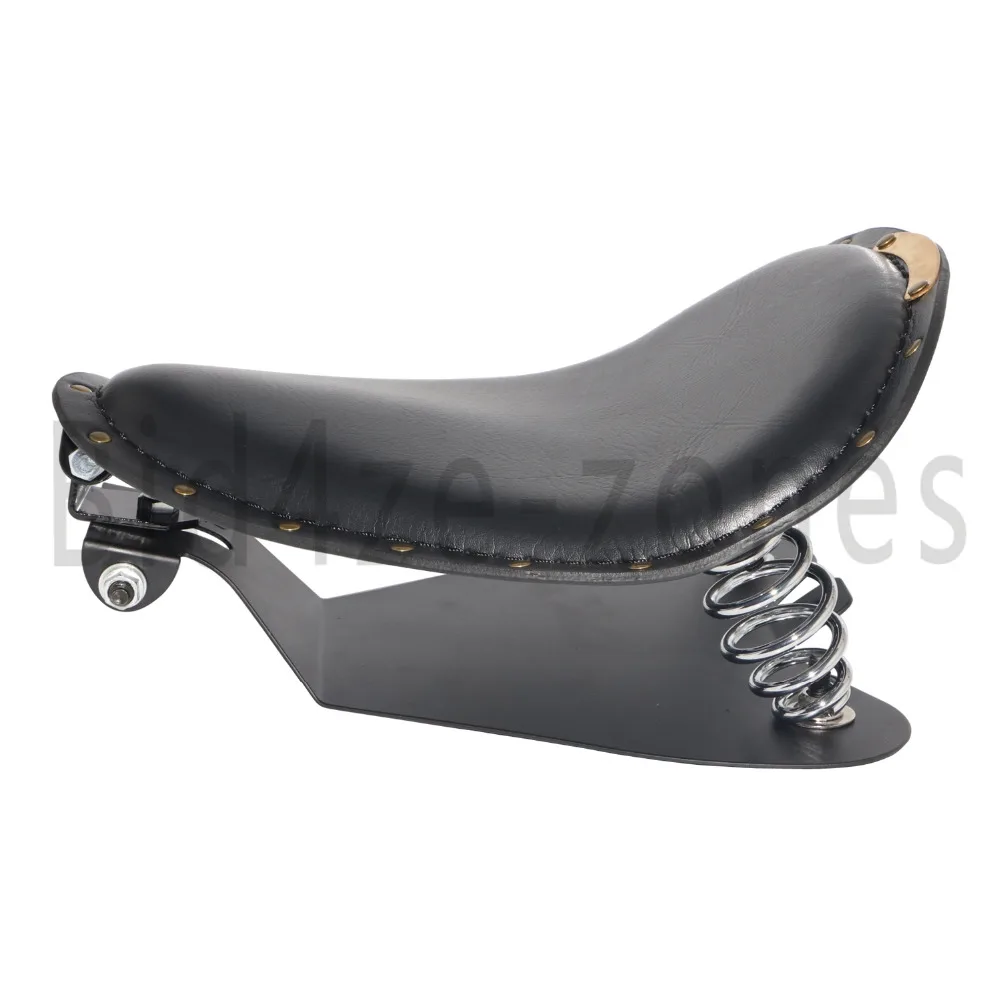 Синтетическая кожа мотоциклетная медная заклепка Solo Driver Seat Винтаж Для Harley Sportster