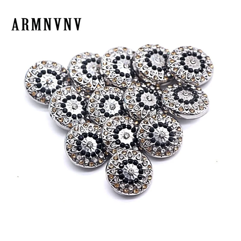 ARMNVNV высокое качество красочные кнопки со стразами оснастки ювелирные изделия