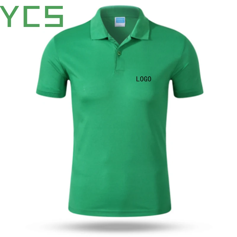 YCS магазин 14 узоров шелк хлопок индивидуальная рубашка поло для мужчин с