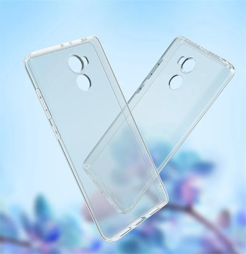 WeeYRN прозрачный Мягкая Глянцевая чехол для телефона чехлы на Xiaomi Redmi 4 Pro(сяоми ксиоми Редми 4 про) корпус Ясно ультра тонкий силиконовый чехол ТПУ на Xiaomi Redmi 4