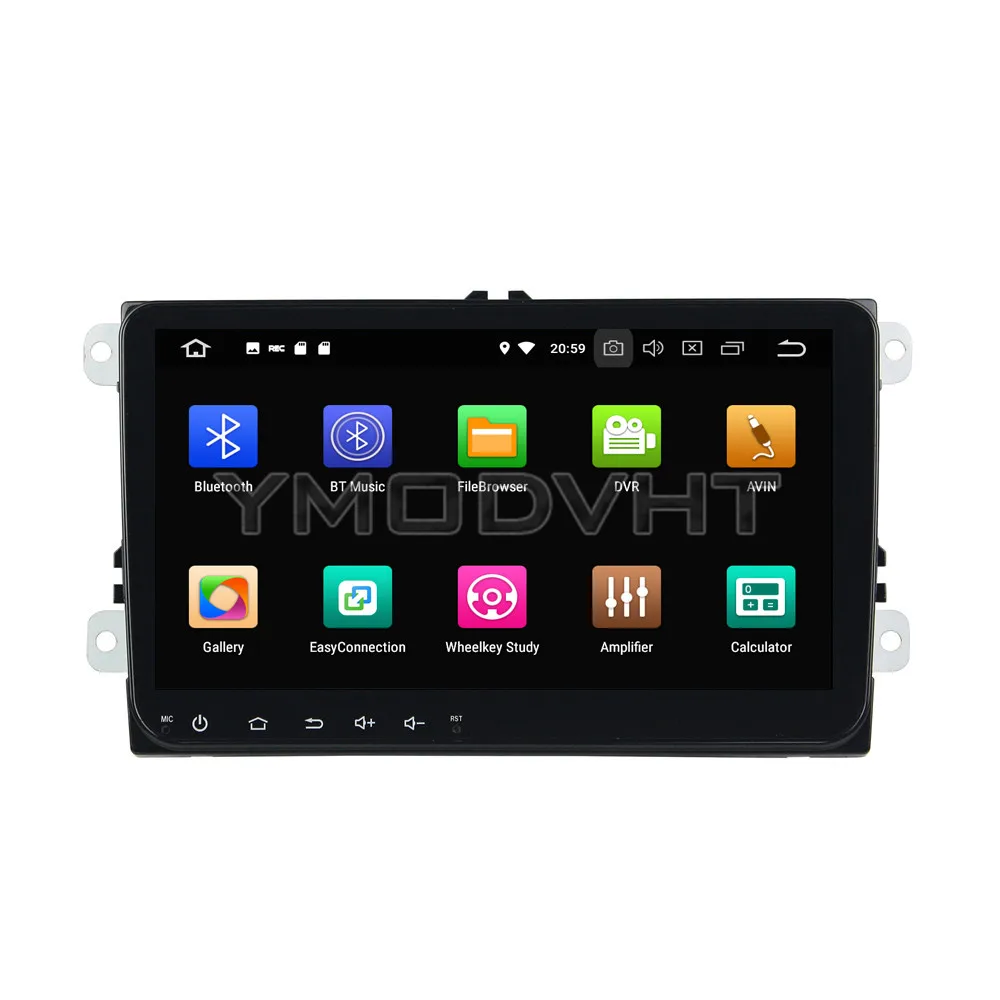 YMODVHT 9 дюймов 1024*600 Android 8 0 Восьмиядерный PX5 4 Гб ОЗУ 32 ПЗУ автомобильный DVD плеер