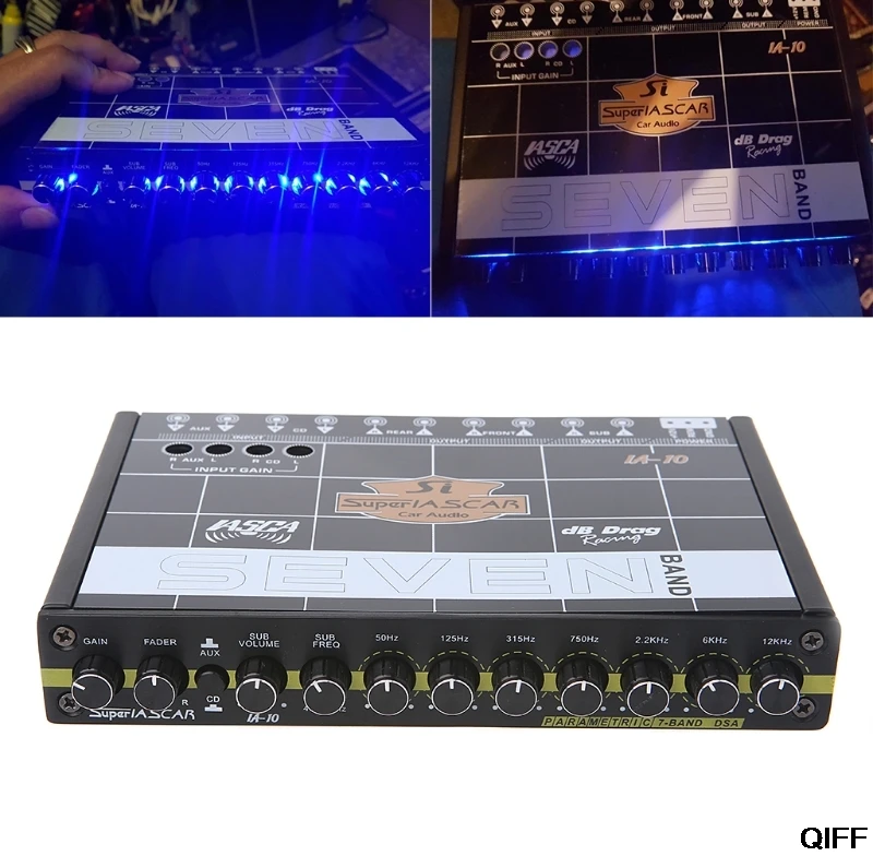 Автомобильная аудиосистема 7 полосный эквалайзер модифицированный