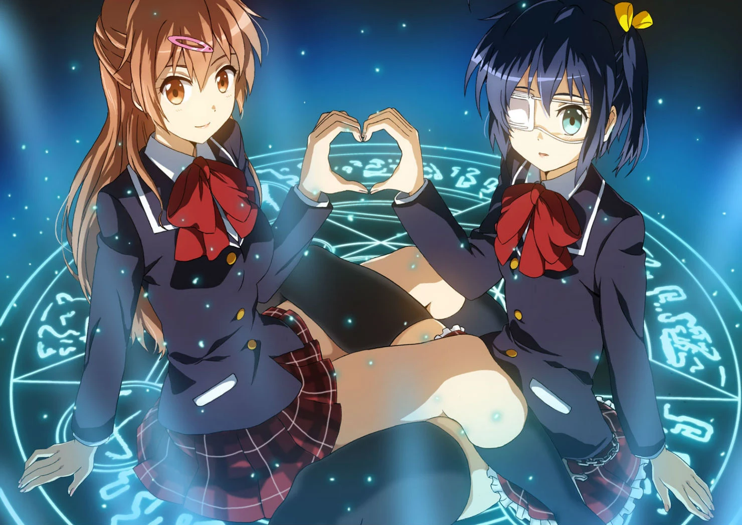 Плакаты Chuunibyou Demo Koi Ga Shitai аниме наклейки на стену белая бумага с принтом высокое