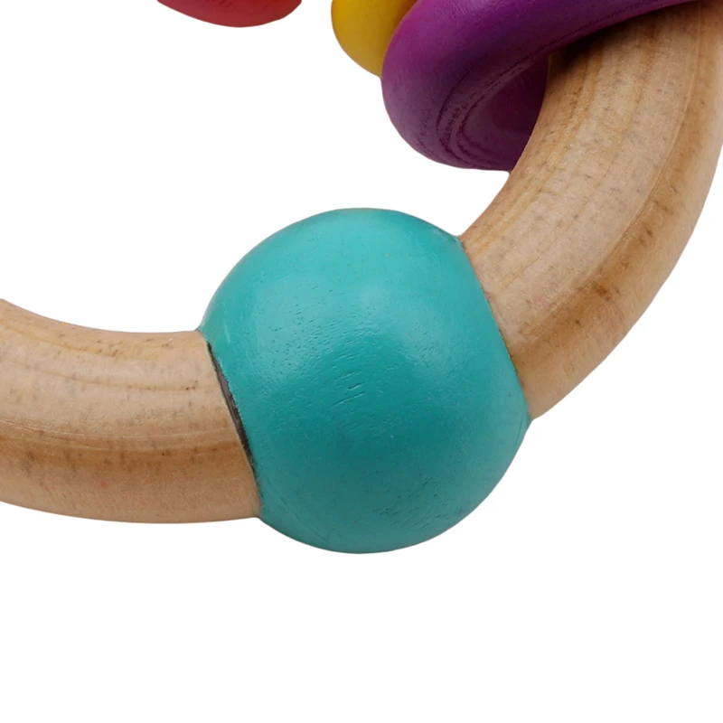 1 шт. Детские Прорезыватели кольцо WoodenTeether подарок для ребенка прорезыватель
